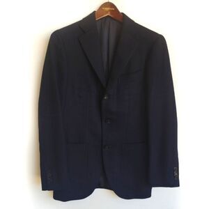 Ermenegildo Zegna X SHIPS Jacket Blue Wool And Cashmere Size 42 US 32 Small